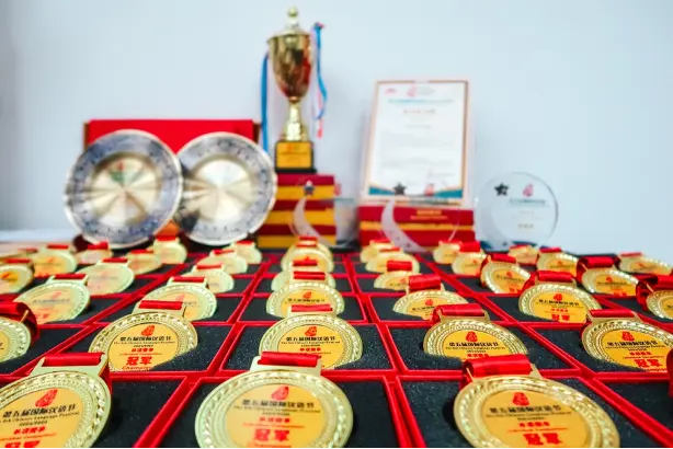 Students from The Yoshu Clinch Pinnacle Awards at International Chinese Language Festival 2024/25